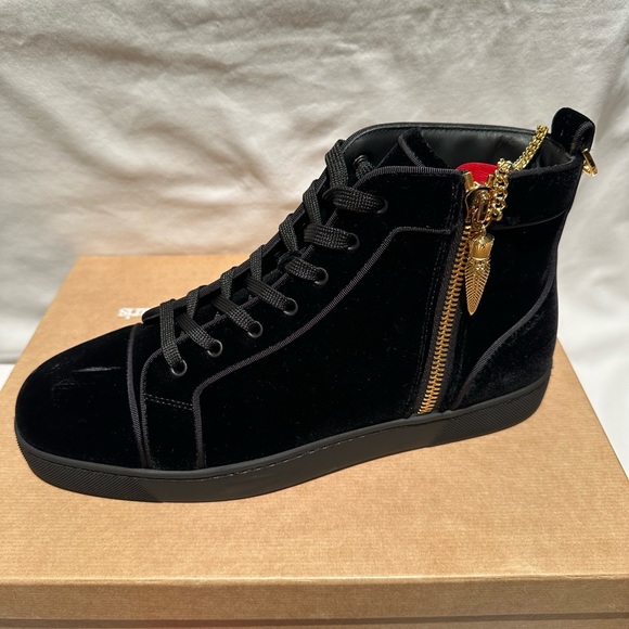🚫🚫🚫🚫SOLD🚫🚫🚫🚫Christian Louboutin Louis the Lips - Colour Black/Gold - Picture 4 of 9